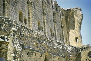 Bellapais Abbey monastery ruins, Bellapais, Kyrenia or Girne, Northern Cyprus, Cyprus, Europe 1973, Europe