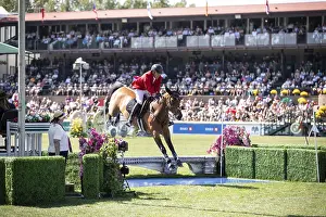 Category Historic EN Prints: Ben Asselin of Canada and riding Luikan Q compete in the first round of the 1