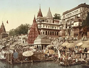 Benares, Varanasi. Palace of Maharaja of Indore