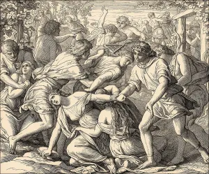 Benjaminites Seize Wives from Shiloh