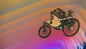 Benz Patent Motor Car Number 1 is the first automobile built by Carl Benz with an internal combustion engine