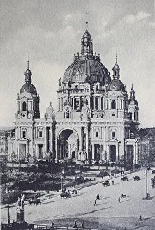 Berlin Cathedral, Germany, historical illustration