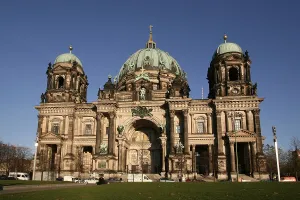 Berlin Cathedral behind the Lustgarten or Pleasure Garden in Berlin