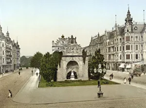 The Berlin Gate in Szczecin, today Szczecin in Poland