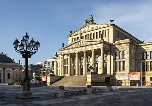 Berlin, Gendarmenmarkt with Schinkel's concert hall Berlin