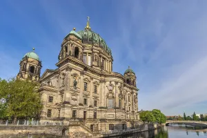 Berlin Germany, city skyline at Berlin Cathedral (Berliner Dom) and Spree River