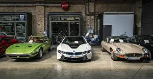 BERLIN - MAY 11, 2019: Sports cars Maserati Indy (left)