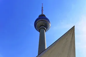 Berlin television tower at Alexanderplatz