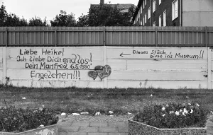 Berlin Wall with declaration of love