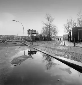 Berlin Wall at Potsdam Square, 1988