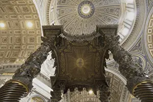Bernini's Ciborium Canopy, St Peter's Basilica