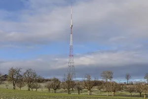 The Beromuenster national transmitter was a transmitter for German-language medium-wave radio in Switzerland. The transmitter went into operation on 11 June 1931 and was in use until 29 December 2008