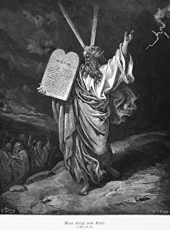 Bible, Moses descends from Mount Sinai