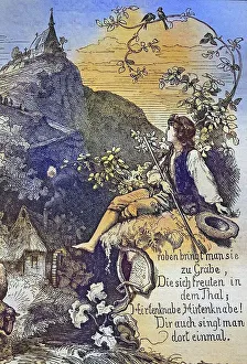 Biblical History, Historical Steel Engraving from 1860
