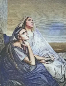 Biblical History, St. Augustine and his Mother Monica