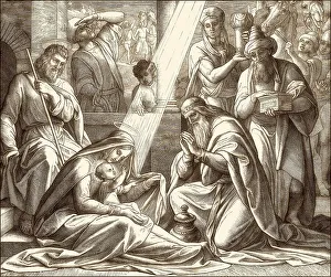 The biblical Magi, by Julius Schnorr von Carolsfeld