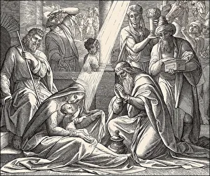 The biblical Magi, by Julius Schnorr von Carolsfeld
