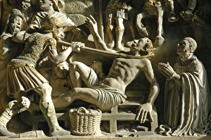 Biblical relief, St. Paulus Cathedral