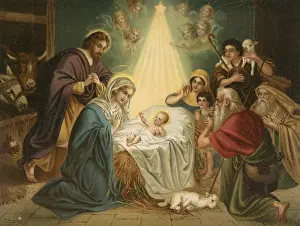 Biblical scene, Bible, The Birth of Christ