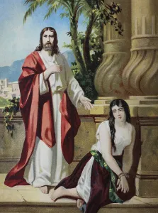Biblical story, Christ and the adulteress