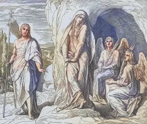 Biblical story, Mary Magdalene at the tomb