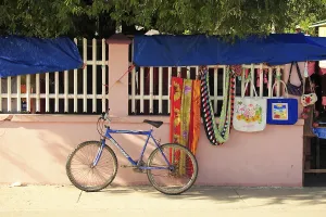 Bicycle, Roatan island, country Honduras