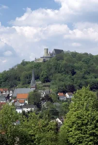 Biedenkopf, castle/ entire complex from the south