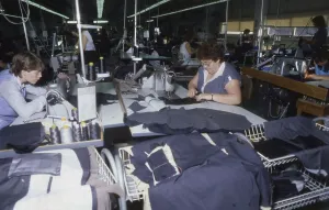 Bielefeld. Textile company ca. 1982