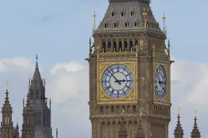 Big Ben or The Elizabeth Tower clock tower of the Palace of Westminster or Houses of Parliment