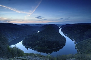 Big Saar loop at dusk, near Mettlach