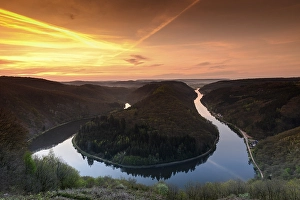 Big Saar loop at sunrise, near Mettlach