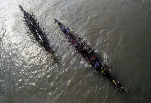 Birds eye view, Boat Racing at Payippad near Haripad