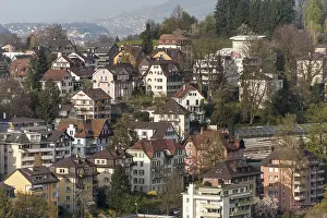 Bird's eye view of the sea of residential