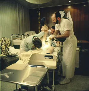 The birth of a child in hospital