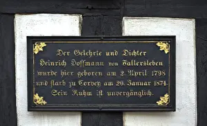 Birthplace of August Heinrich Hoffmann
