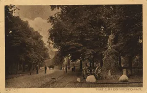 Bismarck monument in Wilhelminapark in North