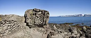 Bizarre rock formations along the coast