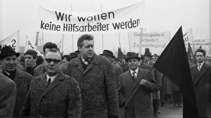 With black flags