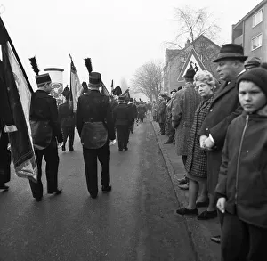 With black flags