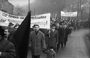 With black flags