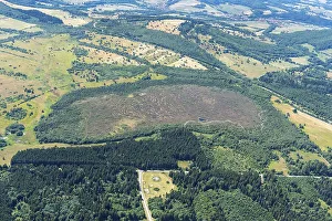The Black Moor in the Rhoen, aerial photo