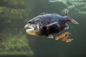 Black musselcracker (Cymatoceps nasutus )