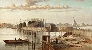 Blackfriars Bridge, a toll bridge over the River Thames in London