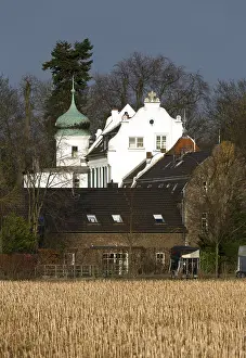 Category Historic EN Prints: Blessem Castle from the west