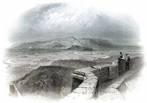 Blick von Stirling Castle, die Schlacht von Stirling