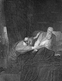 Blind Isaac notices Jacob's deception