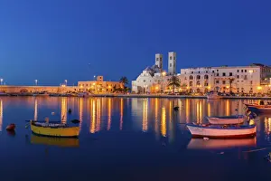 Blue Hour, dusk, fishing boats