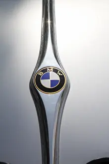 BMW emblem on the hood of the BMW 328 Kamm Coupe