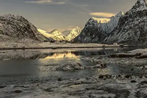 Category Scandinavia Prints: Bo near Flakstad, Flakstadpollen