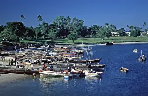 Boat harbor, Kigamboni peninsula